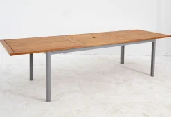 Gartentische Ausziehbar>OUTDOOR Gartentisch ausziehbar grau braun