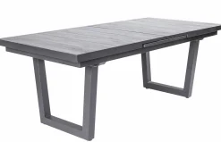 OUTDOOR Gartentisch ausziehbar Keramik grau^ Gartentische Ausziehbar