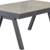 Gartentische Ausziehbar>OUTDOOR Gartentisch ausziehbar Keramik grau