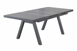 OUTDOOR Gartentisch ausziehbar Keramik grau^ Gartentische Ausziehbar