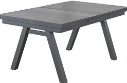 OUTDOOR Gartentisch ausziehbar Keramik grau^ Gartentische Ausziehbar