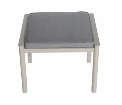 Gartenhocker>OUTDOOR Hocker graubeigebraun