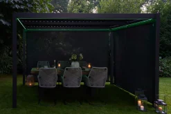 OUTDOOR LED-Beleuchtung Gartenpavillon weiß^ Sichtschutz Zubehör|Pavillons