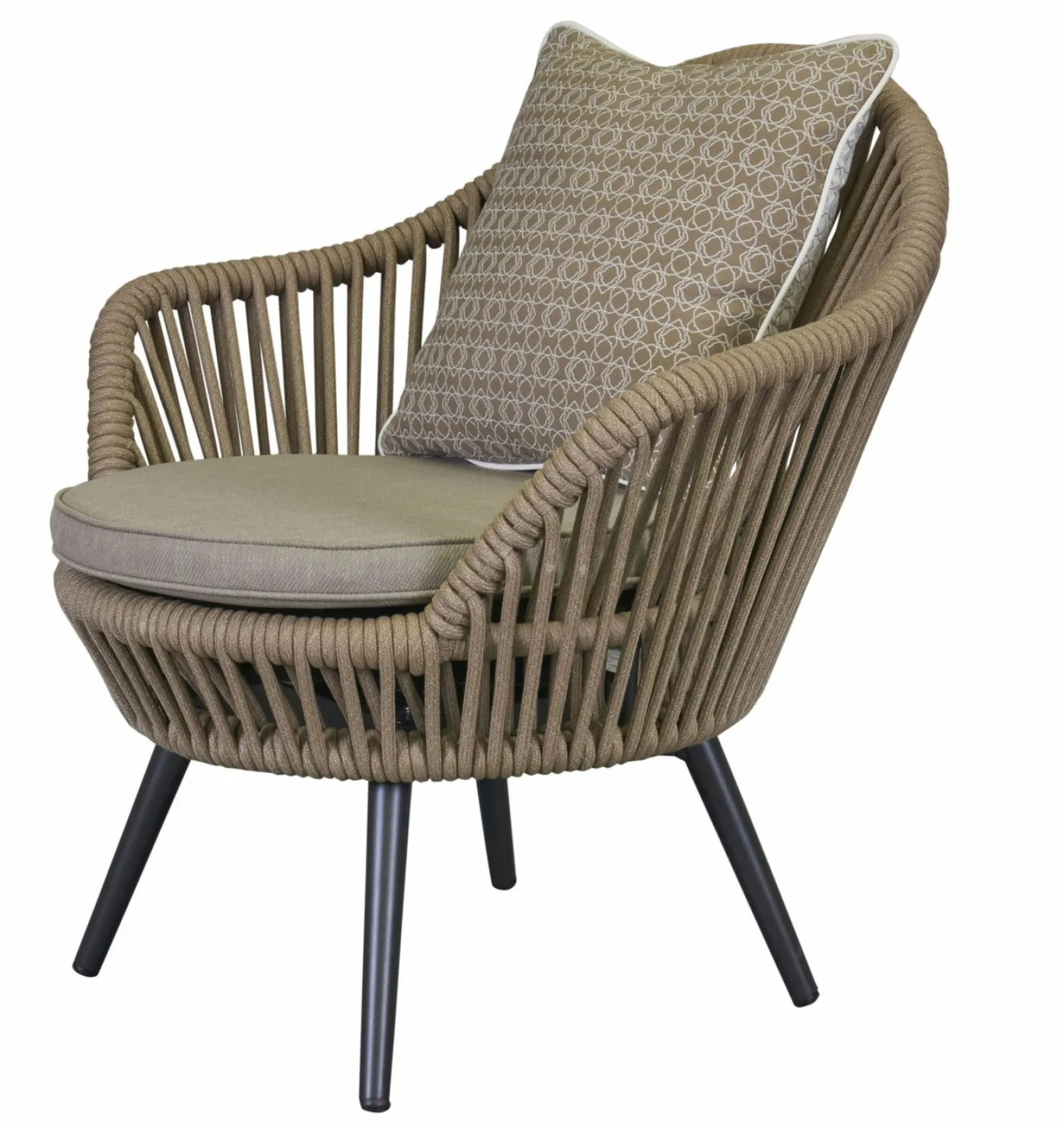 OUTDOOR Lounge Garten-Drehsessel beigegrau^ Lounge Sessel