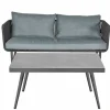 Gartenlounge Sets>OUTDOOR Lounge-Set 4 tlg. grau