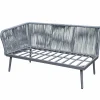 Gartenlounge Sets>OUTDOOR Lounge-Set 3 tlg. grau