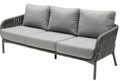 OUTDOOR Low Dining Gartensofa 3-Sitzer grau^ Gartensofas