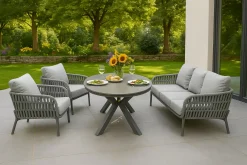 OUTDOOR Low Dining-Gartensessel grau^ Gartensessel