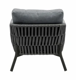 OUTDOOR Low Dining-Gartensessel grau^ Gartensessel