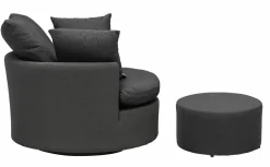 Gartenhocker>OUTDOOR Relaxhocker Sunbrella grau
