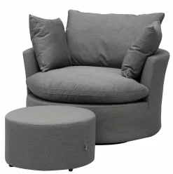 OUTDOOR Relaxhocker Sunbrella grau^ Gartenhocker