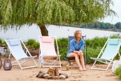 OUTDOOR Strandstuhl weiß^ Klappstühle|Gartenklappstühle