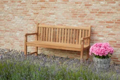 OUTDOOR Teak Gartenbank 180^ Gartenbänke