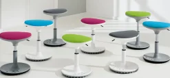 Schreibtische & Drehstühle>PAIDI Kinderhocker grau