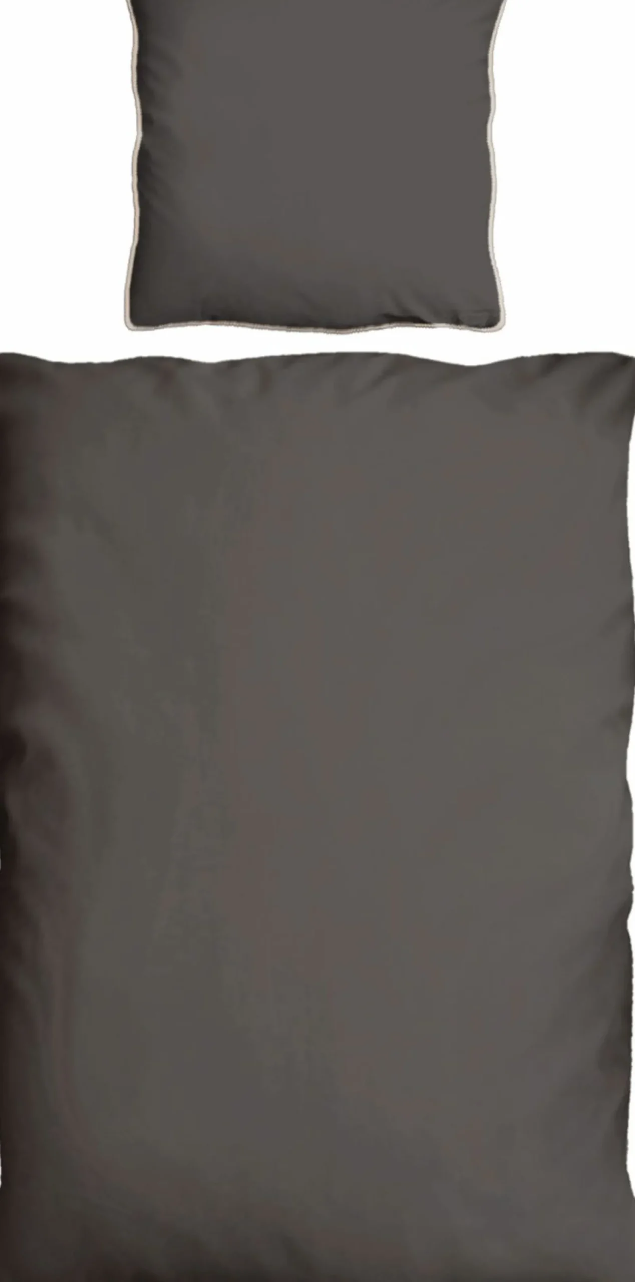 Paras Lifestyle Satin-Bettwäsche grau^ Satin