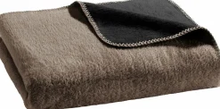 Paras Lifestyle Wendedecke taupe-schwarz beigeschwarz^ Wohndecken