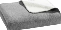 Paras Lifestyle Wendedecke ecru-silberfbg silberfarben^ Wohndecken
