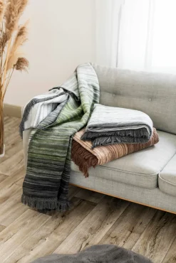 Paras Lifestyle Wohndecke silberfarbengrün^ Wohndecken