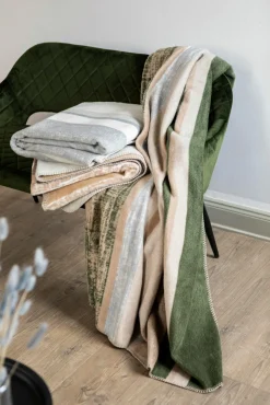 Paras Lifestyle Wohndecke silberfarbengrün^ Wohndecken