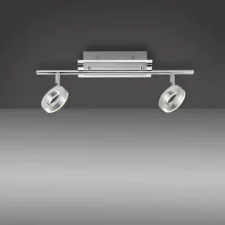 Paul Neuhaus LED-Deckenleuchte 2 flg silberfarben^ Deckenleuchten|Spots