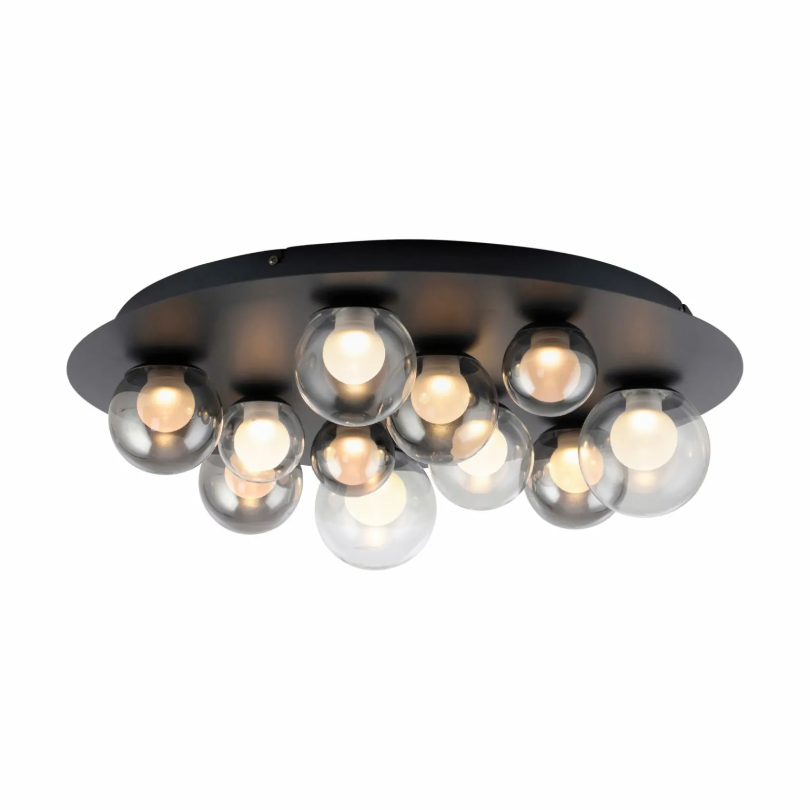 Deckenleuchten>Paul Neuhaus LED-Deckenleuchte 11flg grau