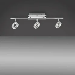 Paul Neuhaus LED-Deckenleuchte 3flg silberfarben^ Deckenleuchten|Spots