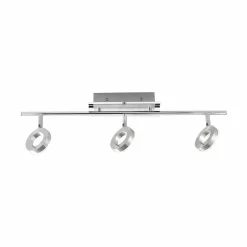 Paul Neuhaus LED-Deckenleuchte 3flg silberfarben^ Deckenleuchten|Spots