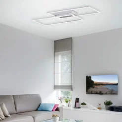 Paul Neuhaus LED-Deckenleuchte 2flg silberfarben^ Deckenleuchten