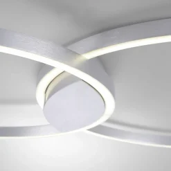 Paul Neuhaus LED-Deckenleuchte 2flg silberfarben^ Deckenleuchten