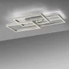 Deckenleuchten>Paul Neuhaus LED-Deckenleuchte 2flg silberfarben