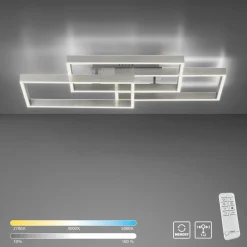Deckenleuchten>Paul Neuhaus LED-Deckenleuchte 2flg silberfarben