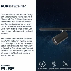 Paul Neuhaus LED-Deckenleuchte 1flg schwarz^ Deckenleuchten|Wandleuchten