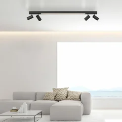Deckenleuchten>Paul Neuhaus LED-Deckenleuchte 5flg schwarz