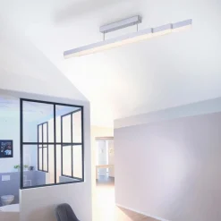 Paul Neuhaus LED-Deckenleuchte 3flg silberfarben^ Deckenleuchten
