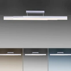 Paul Neuhaus LED-Deckenleuchte 3flg silberfarben^ Deckenleuchten