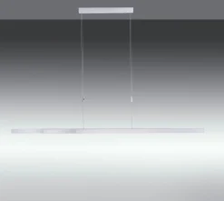 Paul Neuhaus LED-Pendelleuchte 3flg silberfarben^ Pendelleuchten