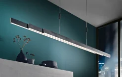Paul Neuhaus LED-Pendelleuchte 3flg silberfarben^ Pendelleuchten