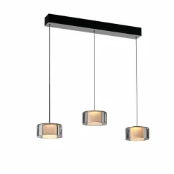 Paul Neuhaus LED-Pendelleuchte 3flg schwarz^ Pendelleuchten