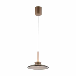 Pendelleuchten>Paul Neuhaus LED-Pendelleuchte 2flg braun