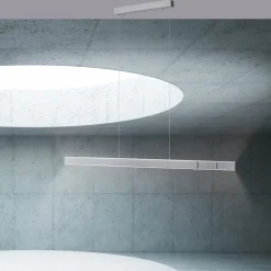 Paul Neuhaus LED-Pendelleuchte 6flg silberfarben^ Pendelleuchten