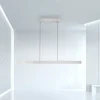 Spots|Pendelleuchten>Paul Neuhaus LED-Pendelleuchte 3flg silberfarben