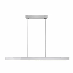 Spots|Pendelleuchten>Paul Neuhaus LED-Pendelleuchte 3flg silberfarben
