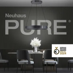 Paul Neuhaus LED-Pendelleuchte 2flg grau^ Pendelleuchten