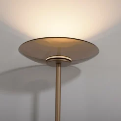 Paul Neuhaus LED-Stehleuchte 2flg braun^ Stehleuchten