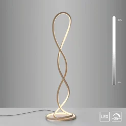 Paul Neuhaus LED-Stehleuchte 1flg braun^ Stehleuchten