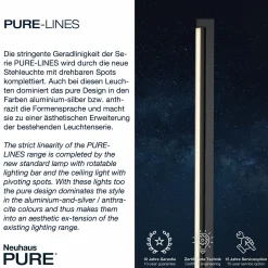Stehleuchten>Paul Neuhaus LED-Stehleuchte 1flg schwarz