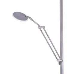 Stehleuchten>Paul Neuhaus LED-Stehleuchte 2flg silberfarben