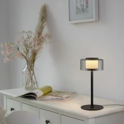 Paul Neuhaus LED-Tischleuchte 1flg schwarz^ Tischleuchten
