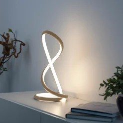 Tischleuchten>Paul Neuhaus LED-Tischleuchte 1flg braun