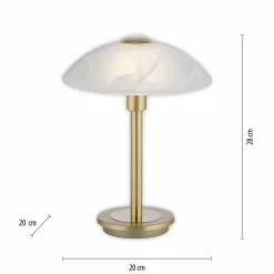 Paul Neuhaus LED-Tischleuchte 1flg goldfarben^ Tischleuchten